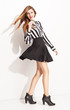 pleated turn