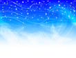 Vector: 羽根 空 星 羽根 空 星