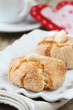 Amaretti sardi. Almond cookies typical of Sardinia