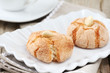 Amaretti sardi. Almond cookies typical of Sardinia