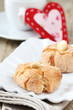 Amaretti sardi. Almond cookies typical of Sardinia
