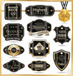 Luxury golden labels