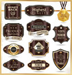 Luxury golden labels
