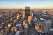 Aerial View of Boston in Massachusetts, USA