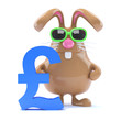 Chocolate Bunny With UK Sterli...