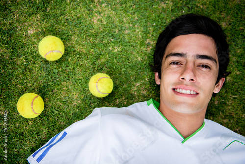 Photo: Male tennis player Male tennis player