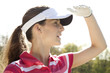 Foto: Beautiful female golfer Beautiful female golfer