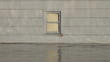 Town of Old York, Illinois, flooded by spring rain