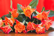 Orange roses