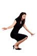 Woman in the squat