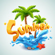 Vector: Summer illustration Summer illustration