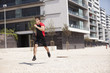 athlete male running