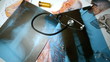 Video: Pocket watch falling over x-ray diagrams and medical equipment Pocket watch falling over x-ray diagrams and medical equipment