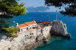 Harbor in Petrovac city, Montenegro