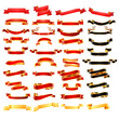 Ribbon set. Vector
