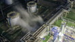 night factory time lapse. montage