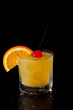 whiskey sour on the rocks