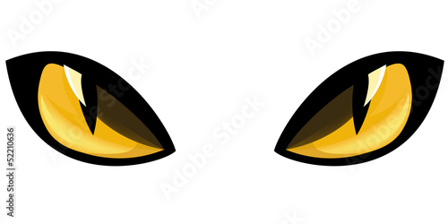 Vector: cat eyes vector illustration cat eyes vector illustration