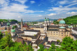 Salzburg, view of old town and cathedrals