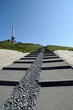 L'escalier du sommet du Puy de Dôme en Auvergne