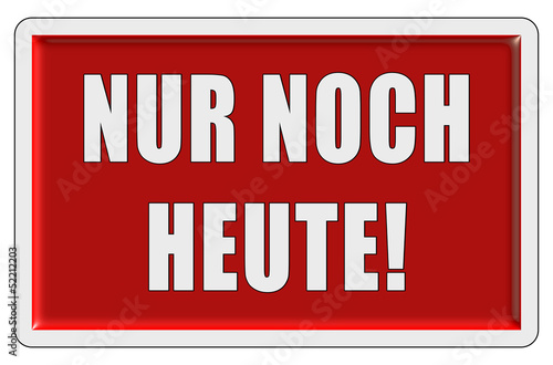 Illustration: Glassy Button rot NUR NOCH HEUTE! Glassy Button rot NUR NOCH HEUTE!