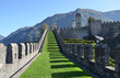 Ancient fortifications in Bellinzona, Switzerland