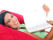 mädchen mit computer