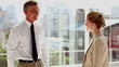 Business people meeting each other