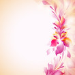 Vector: elegant vector template "abstract flowers" elegant vector template "abstract flowers"