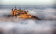 Burg Hohenzollern über den Wolken
