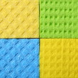 Colorful sponge foam as background texture