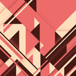 Vector: Abstract graphic with geometric shapes. Abstract graphic with geometric shapes.
