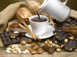 Photo: Steaming cup of chocolate Steaming cup of chocolate