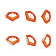 Logotipo hexágono 3D