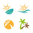 Logotipo Sol y Palmeras
