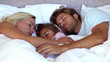 Parents sleeping with their daughter