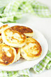 Cottage cheese pancakes with raisin