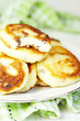 Cottage cheese pancakes with raisin