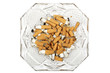 Photo: ashtray with cigarette butts ashtray with cigarette butts