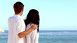 Couple admiring the view together