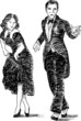 retro dancing couple