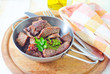 fried meat