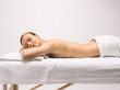 Frau nackt Wellness Massage