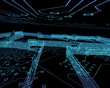 Futuristic circuit board