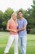 Portrait of couple in park
