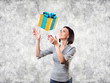 Girl with a gift