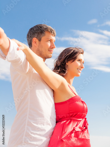Photo: happy carefree couple happy carefree couple