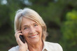 Portrait of woman on the phone