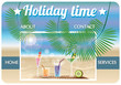 Vector: Website template travel agency, holiday Website template travel agency, holiday