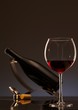 Photo: Elegant photo of a glass of red wine Elegant photo of a glass of red wine
